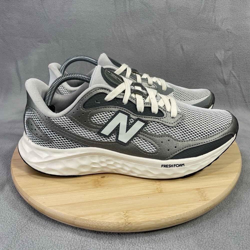 New Balance Gray and White Fresh Foam Athletic Shoes